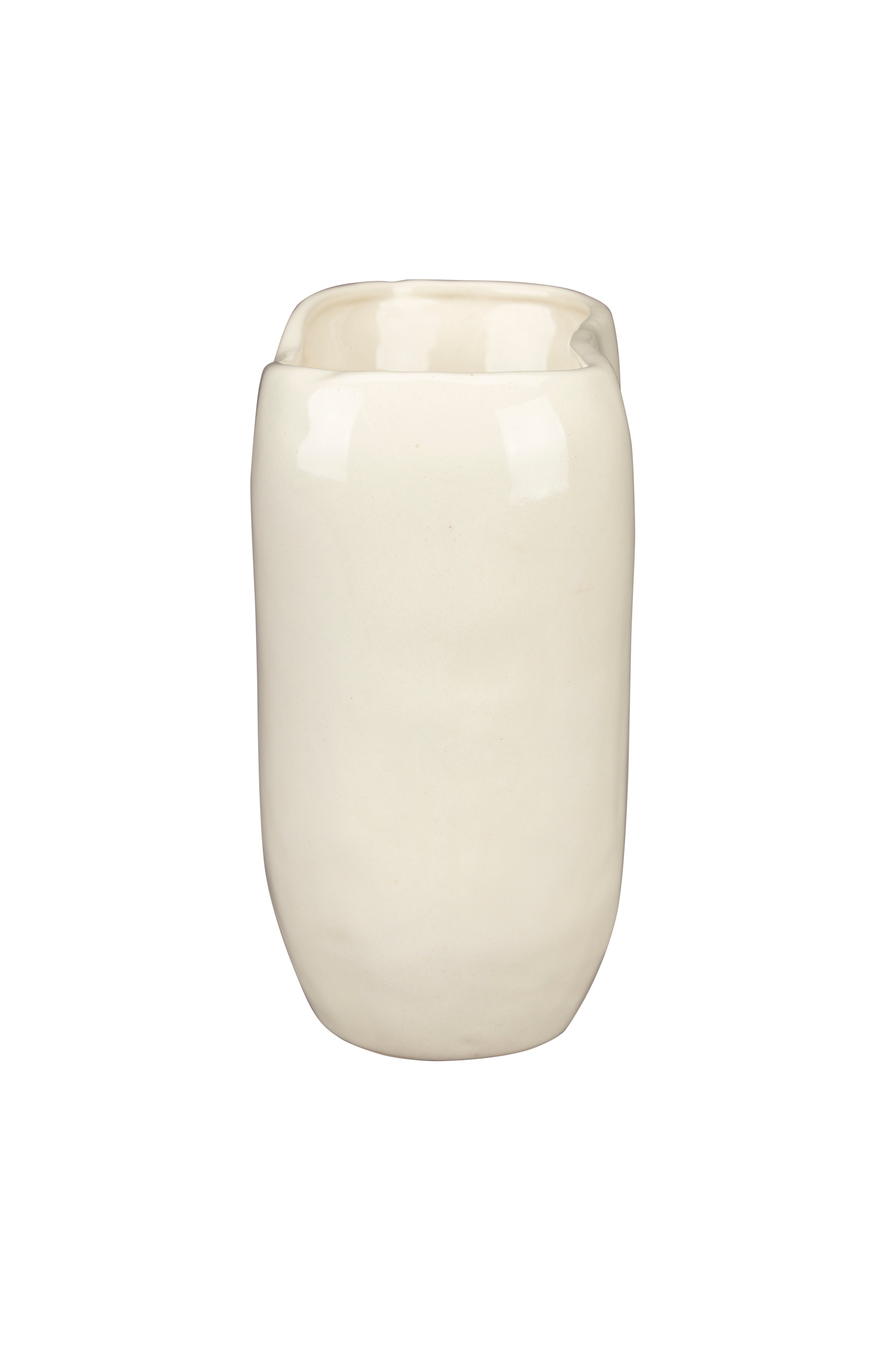 Dutchbone Edna Beige Ceramic Vase Small